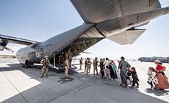 RNZAF C-130H 1NZSAS Kabul airport evacuation